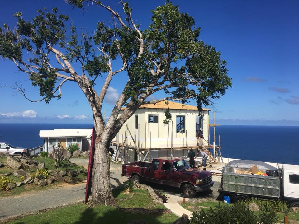 Hull Bay construction update overlooking the water